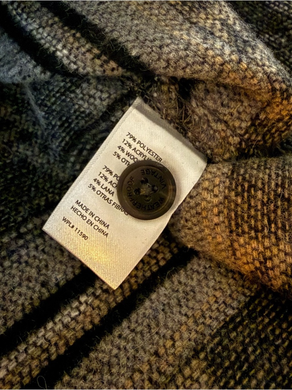 Weatherproof Men's ‘Aged Charcoal’ Shirt Jacket - Picture 5 of 5
